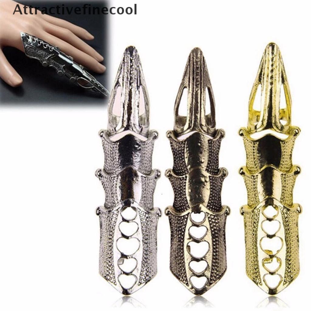 Nhẫn Đeo Khớp Ngón Tay Phong Cách Gothic Punk Cổ Điển Dành Cho Nam Và Nữ