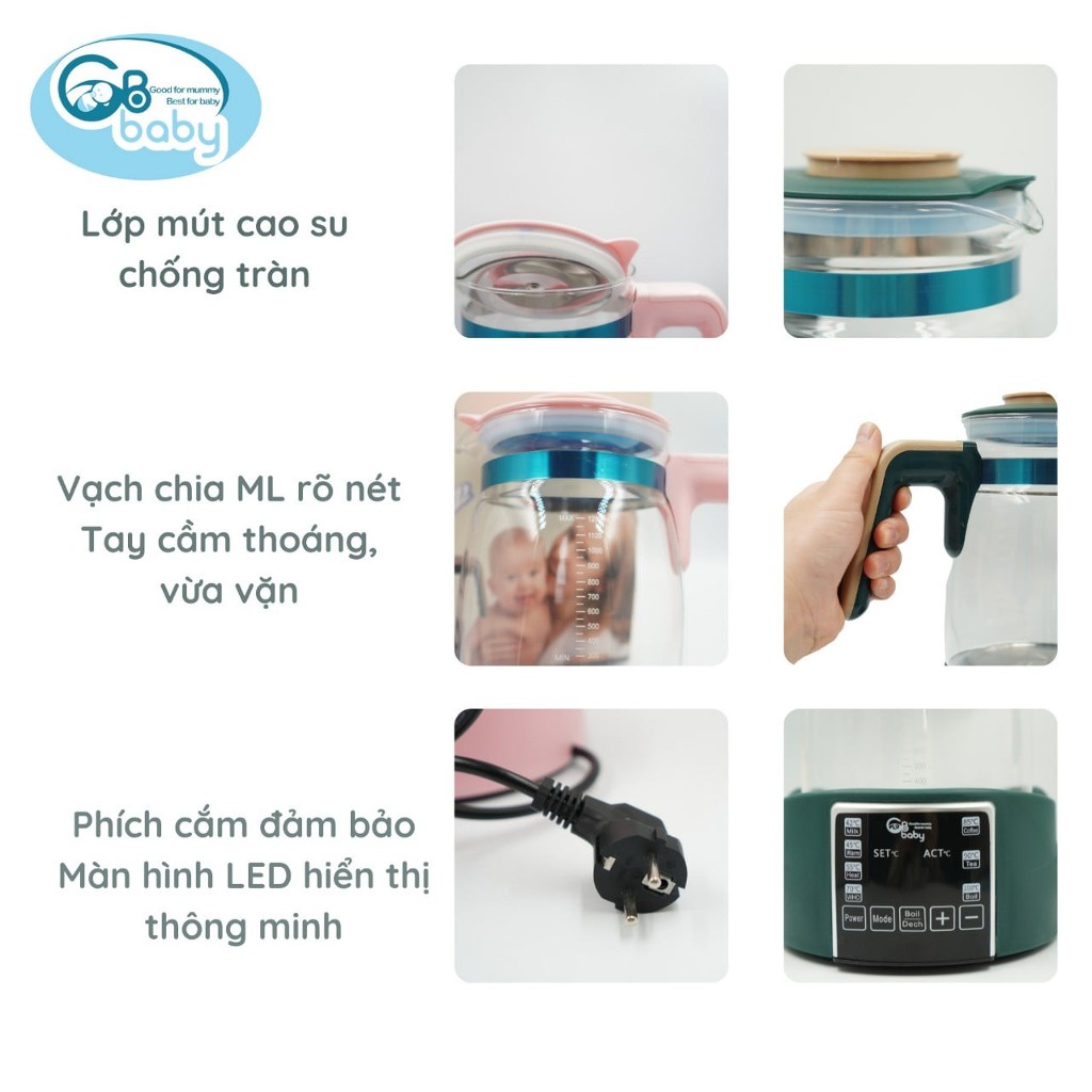 Máy đun và hâm nước pha sữa thông minh GB BABY