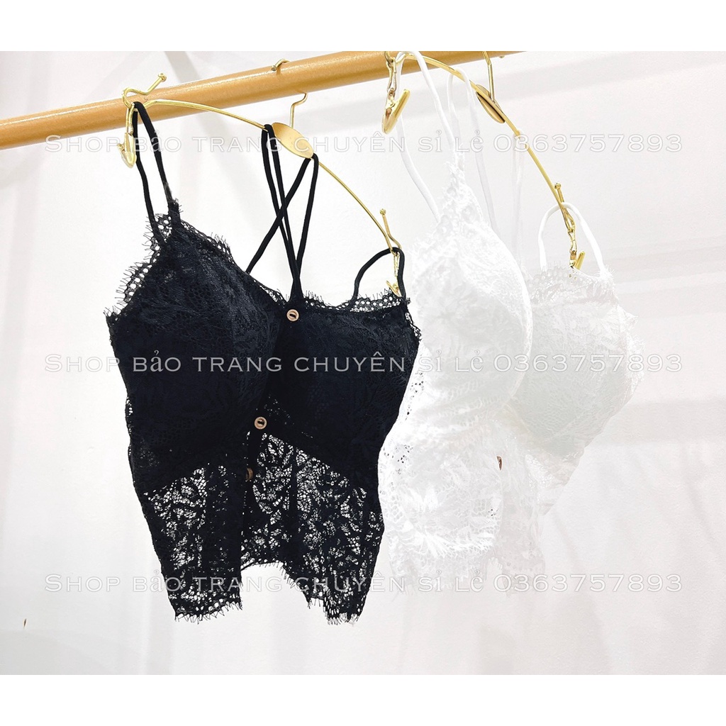 Áo Bra Ren Cúc Bấm Phong Cách Gợi Cảm Sexy Ren Kiểu Dáng Quyến Rũ