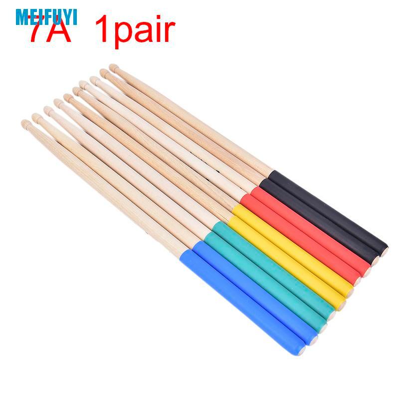 Set 2 Dùi Đánh Trống 7a Bằng Gỗ Phong Nhiều Màu Sắc