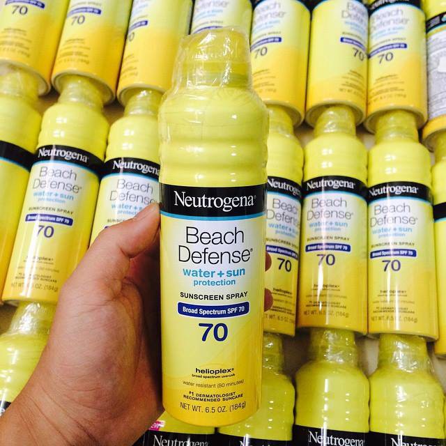 XỊT CHỐNG NẮNG VÀ KEM CHỐNG NẮNG NEUTROGENA GEACH DEFENSE