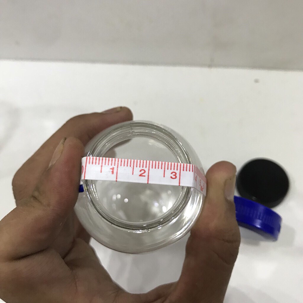 Chai Nhựa Pet Tròn Nắp Đen Cổ To 500ml (đựng chè dưỡng nhan) | BigBuy360 - bigbuy360.vn