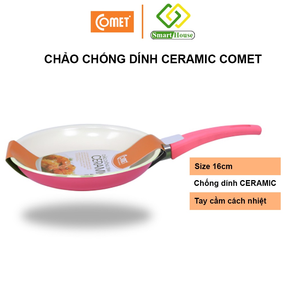 Chảo chống dính ceramic Comet CH11-16,18,20,22,24,26cm