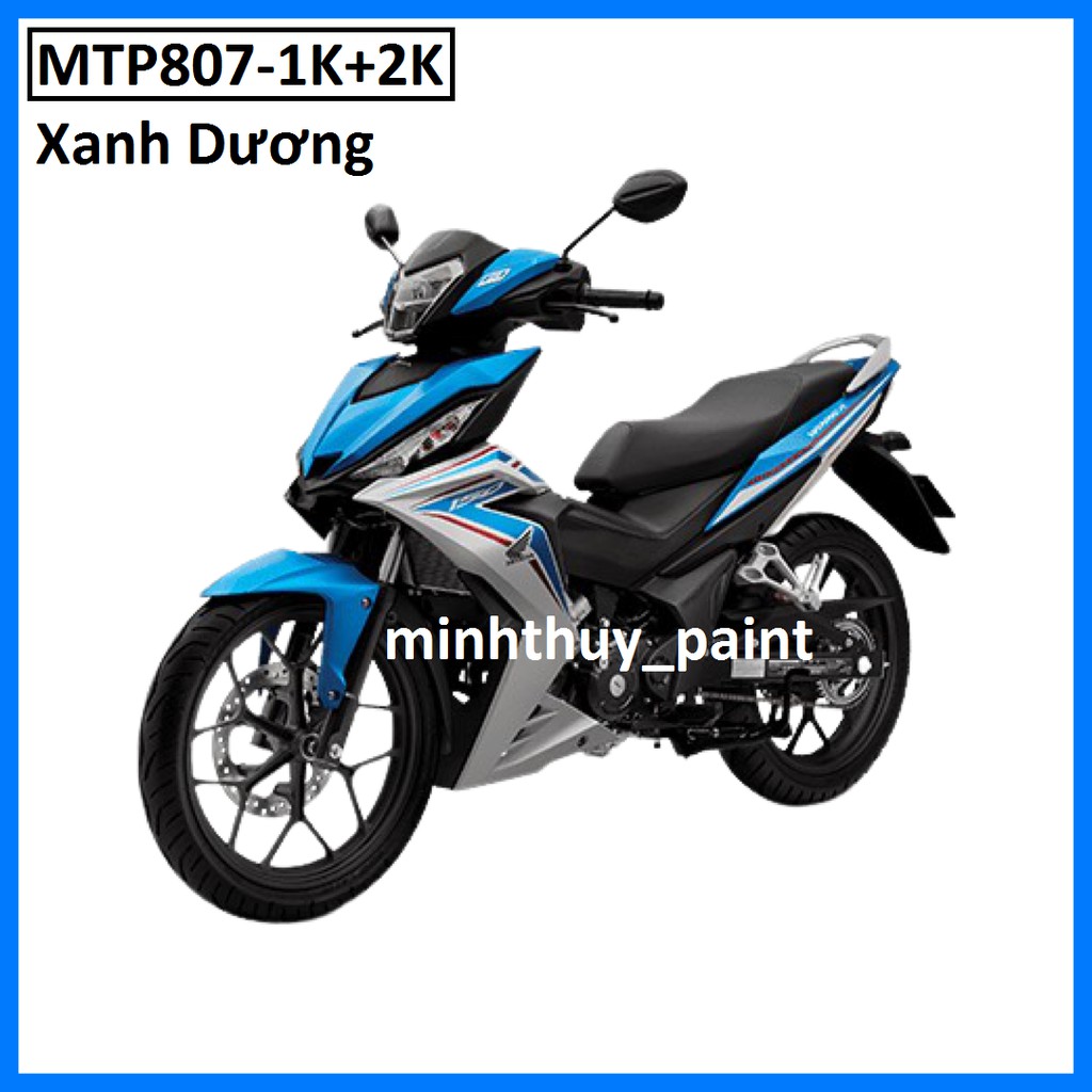 Sơn xe máy Honda Winner màu Xanh dương trong MTP807-1K và MCP807-2K Ultra Motorcycle Colors