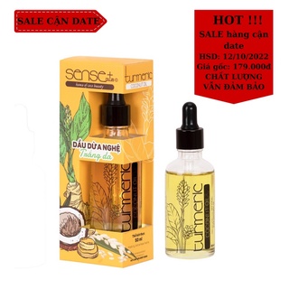 DẦU DỪA DƯỠNG TRẮNG DA TURMERIC SENSE PLUS 50 ML (SALES HÀNG CẬN DATE)