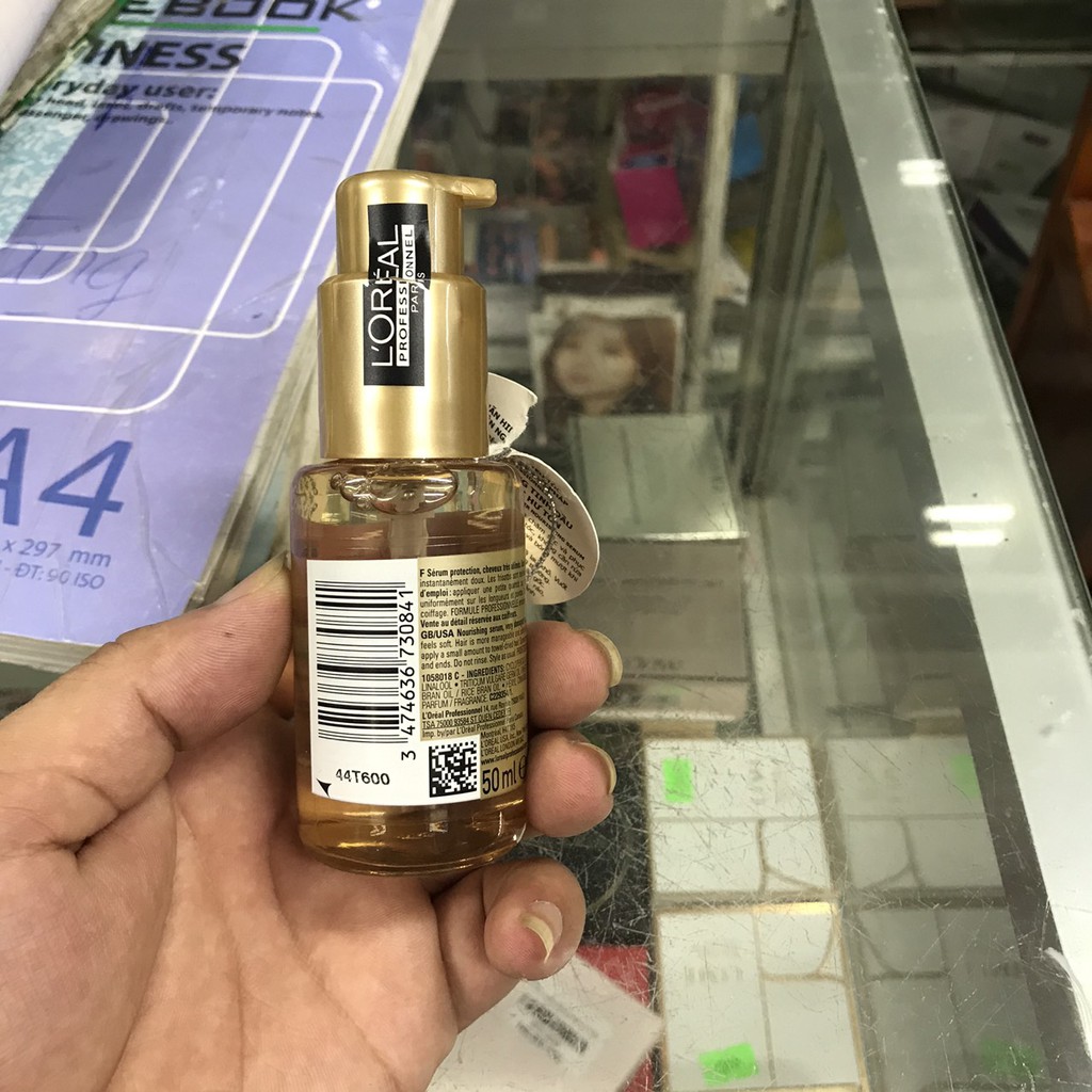 [LOREAL CHÍNH HÃNG] TINH DẦU DƯỠNG TÓC L'OREAL WHEAT OIL SERUM 50ML