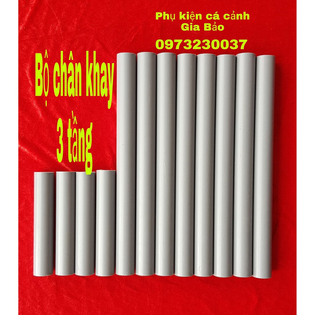 BỘ CHÂN KHAY 3 TẦNG - NHỰA BÌNH MINH