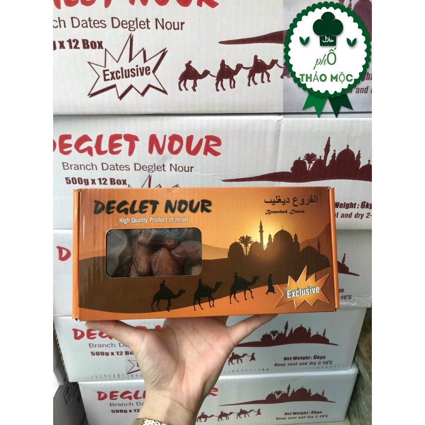 Chà Là Nguyên Cành Deglet Nour Israel (Chuẩn 3 con lạc đà)