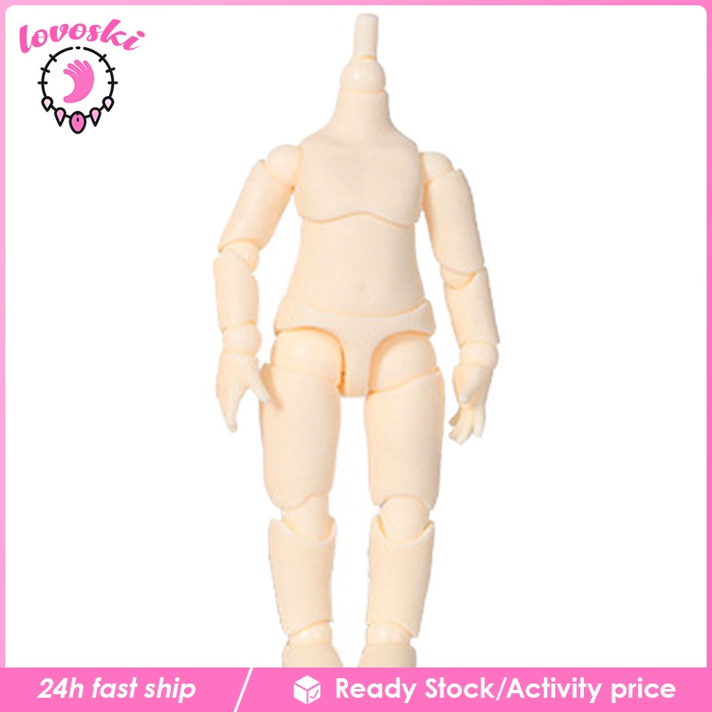 Mô Hình Búp Bê BJD 13 Khớp Nối Kèm Tay Cầm Tỉ Lệ 1 / 12