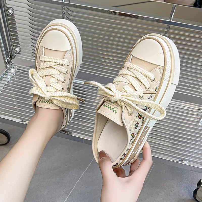 Giày sục nữ đạp gót OO siêu đẹp