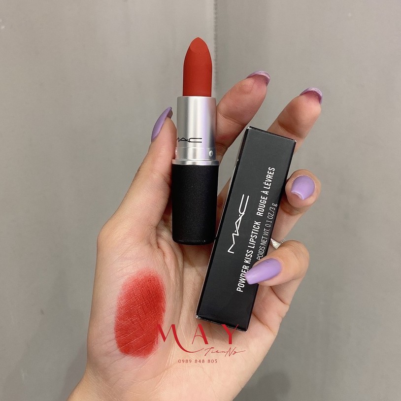 Son Thỏi Lì Mềm MAC PowderKiss Lipstick 3g Các Mầu