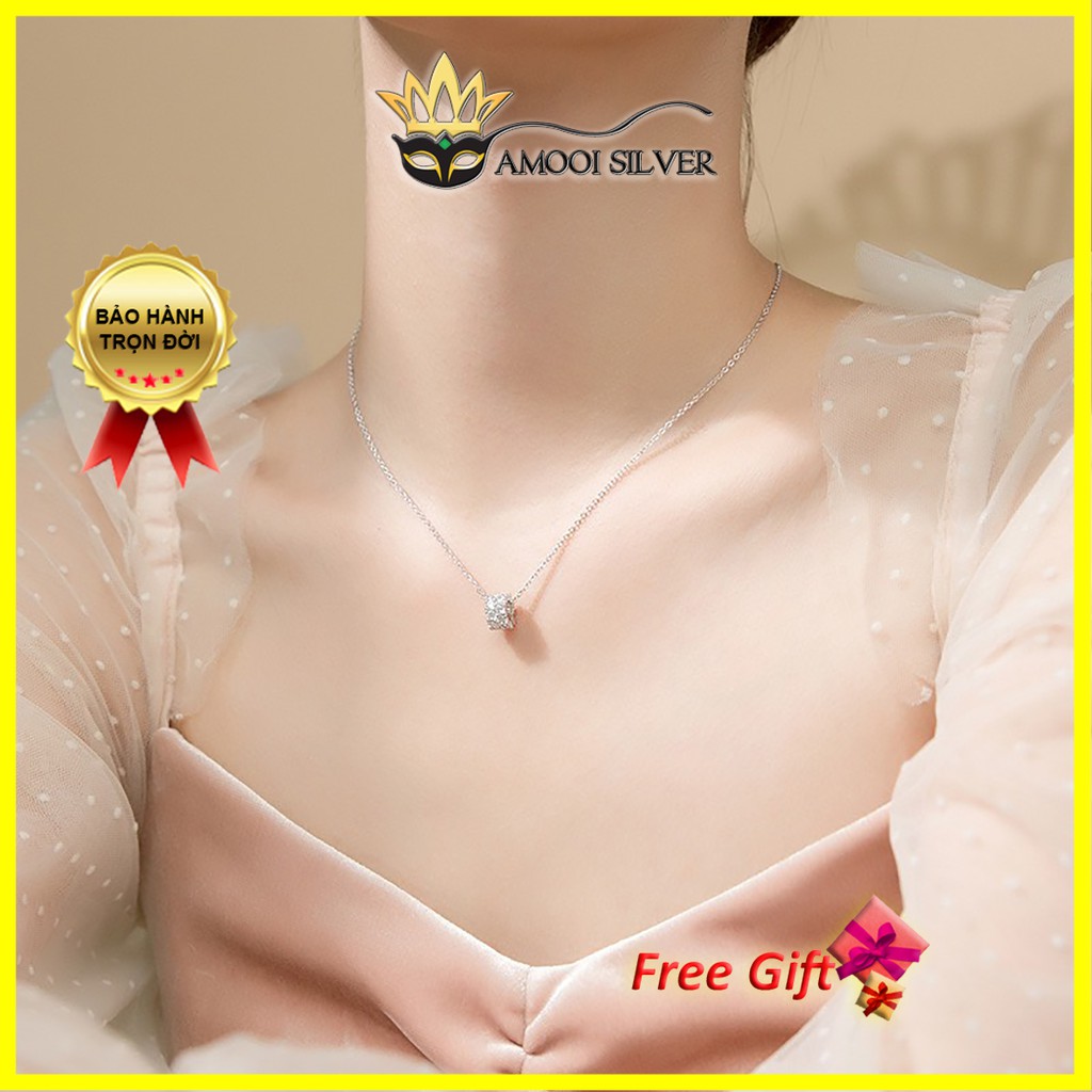 Dây chuyền bạc S925 galaxy trụ - Amooi Silver AD126