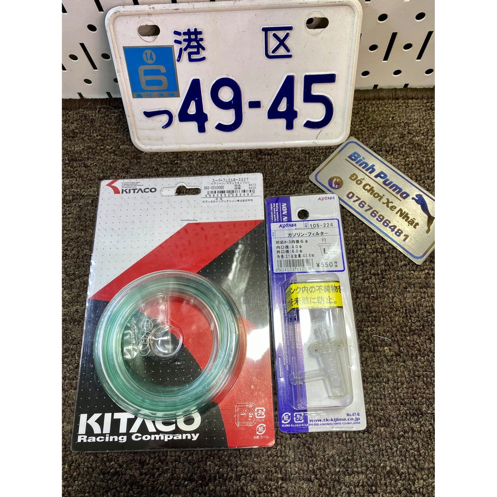 Dây Xăng Kitaco Và Lọc Xăng Kijima