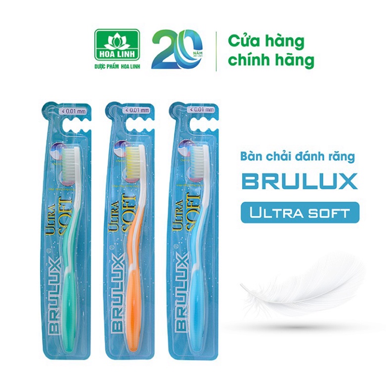 ✔️CHÍNH HÃNG✔️ Bàn chải đánh răng Brulux Ultra Soft (Xanh dương) siêu mềm
