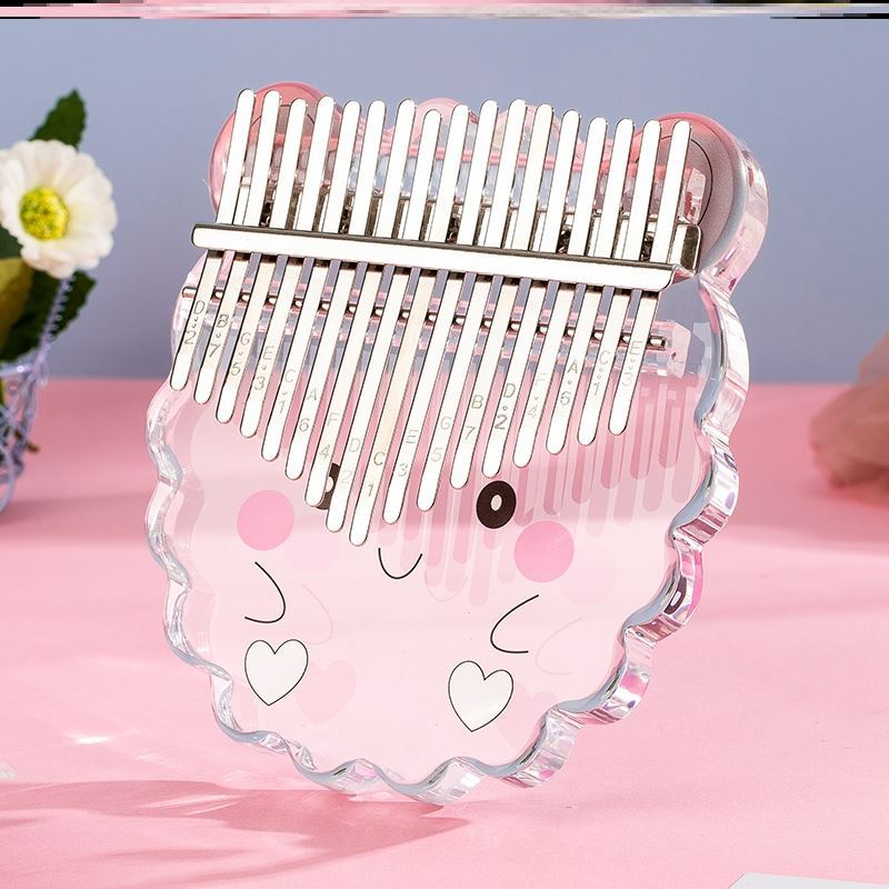 Đàn kalimba trong suốt pha lê 17 phím 21 phím Tonic hamster siêu iu quà tặng sinh nhật