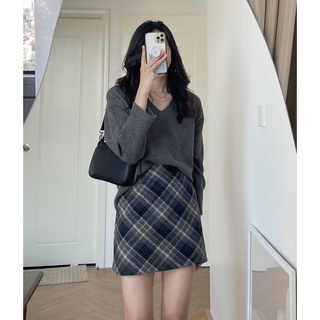 (ảnh thật) Audrey Len cổ tim trơn 955