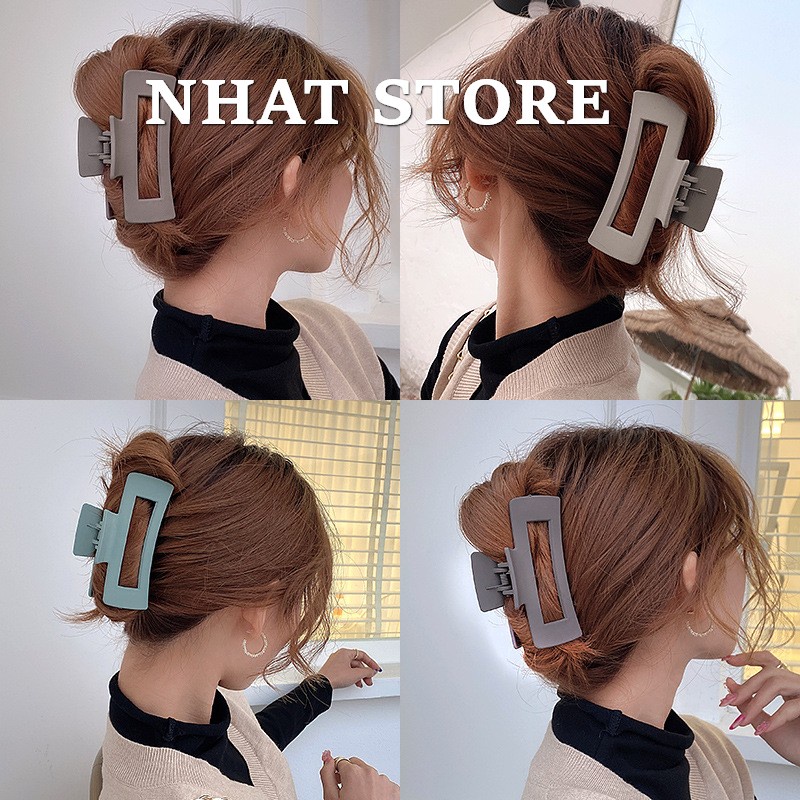 Kẹp tóc càng cua Hàn Quốc, Kẹp tóc cỡ lớn cho nữ Nhat store