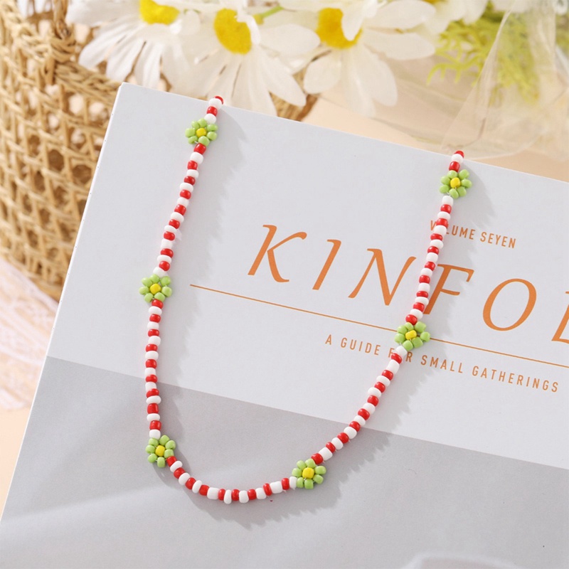 1 Cái Hạt Cườm Hoa Vòng Cổ Gợn Sóng