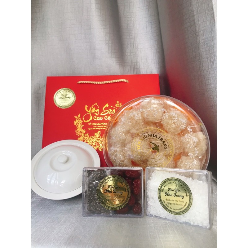 Tổ yến sào Khánh Hoà👍👍[GIÁ HỦY DIỆT]👌👌Tổ yến vụn sơ mướp viên nguyên chất 100%