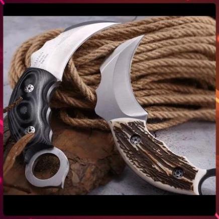 Dao Phượt Karambit Có Bao Da Cao Cấp Du Lịch Tiện Lợi