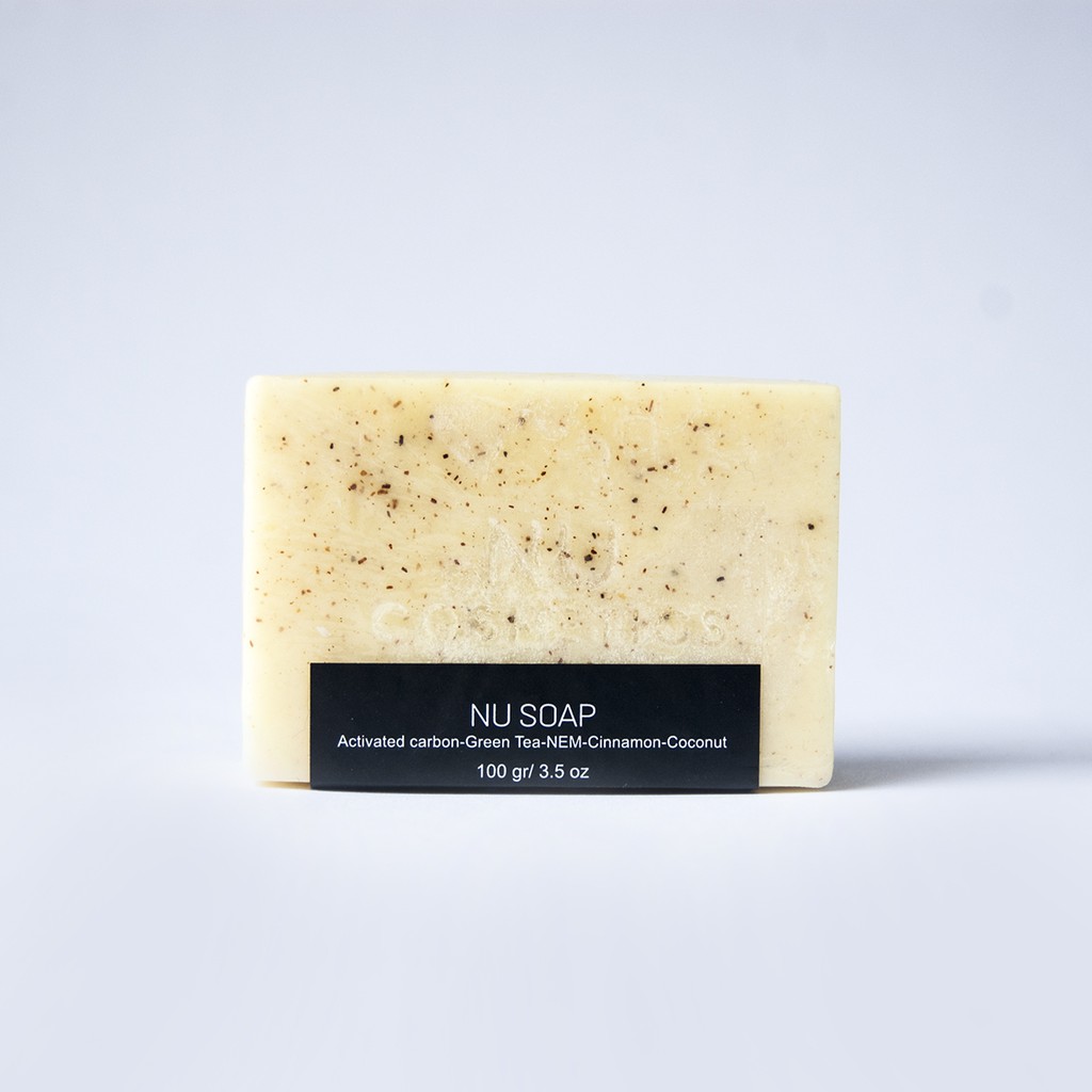 Combo 3 xà bông sinh dược than tre, quế giảm mụn lưng Nucosmetics (3 bánh) soap tắm thơm tinh dầu | BigBuy360 - bigbuy360.vn