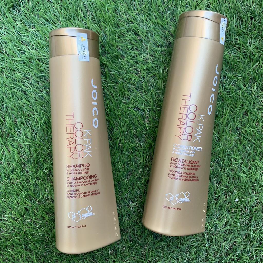 [Joico-USA] Dầu gội xả dưỡng màu tóc nhuộm JOICO K-PAK COLOR THERAPY   300ml x2 ( New 2020)