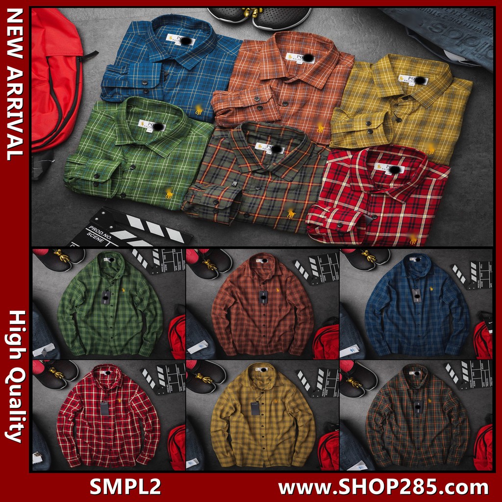 SMPL2 - Sơ mi Caro SLimFit - 1 chiếc Áo sơmi nam slimfit đẹp nhất từ trước đến nay - 6 màu thời thượng !
