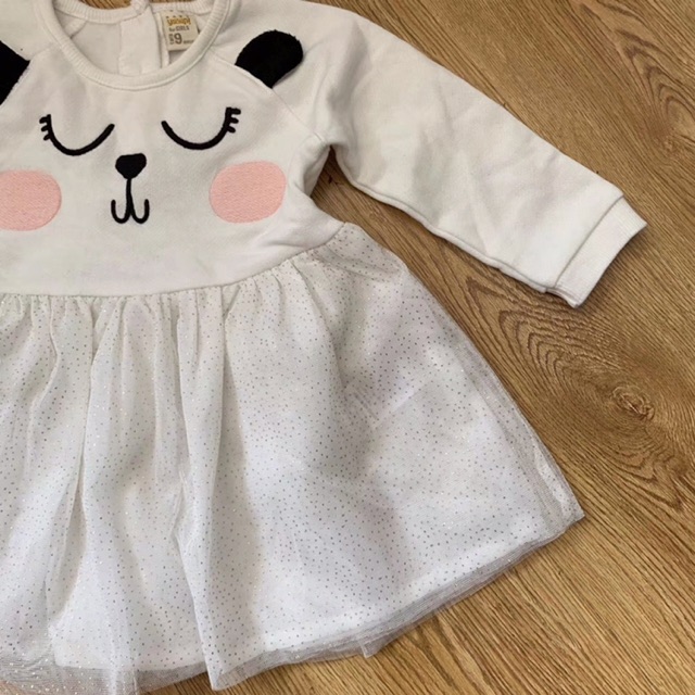 Đầm bé mèo xuất dư cute- 3 đến 24m