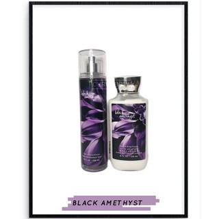 Mist xịt toàn thân, lotion bbw black amethyst 236ml từ mỹ