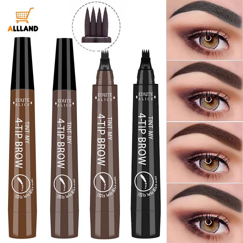 Bút Kẻ Lông Mày Dạng Lỏng 5 Màu Tùy Chọn Chống Nước Lâu Trôi Tiện Dụng