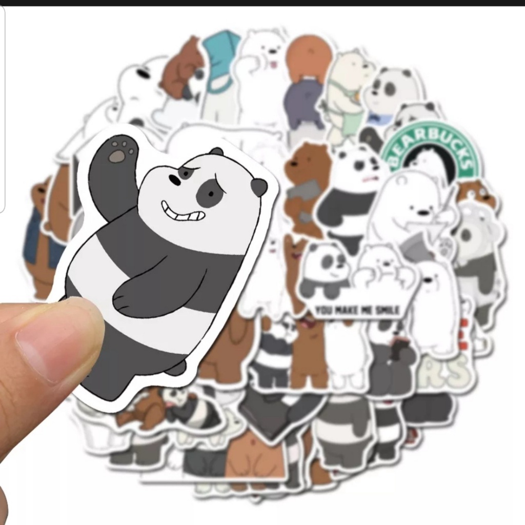 Sticker dán mũ bảo hiểm, vali, laptop, ván trượt cực xinh, miếng dán trang trí PVC chống nước cắt sẵn