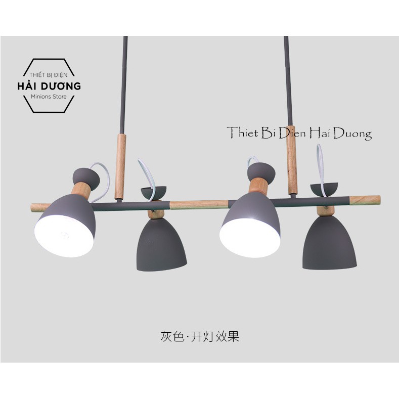 Đèn thả trần trang trí phong cách Macarons TN582 - Đã Bao Gồm 4 Bóng Led - Có Video