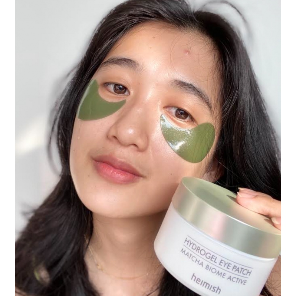 Mặt nạ mắt Heimish Matcha Biome Hydrogel Eye Patch 60 miếng