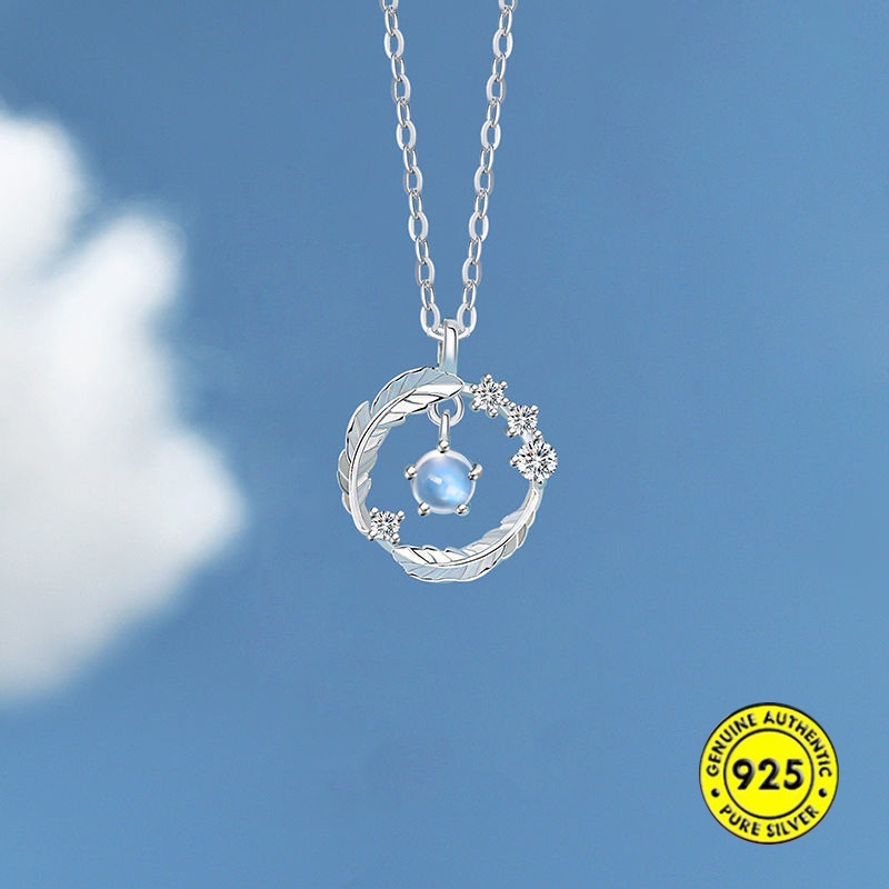 Vòng cổ Mặt Đá Mặt Trăng Cho Nữ Mới