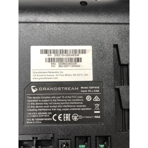 Máy điện thoại Voip ip GRANDSTREAM GXP1610