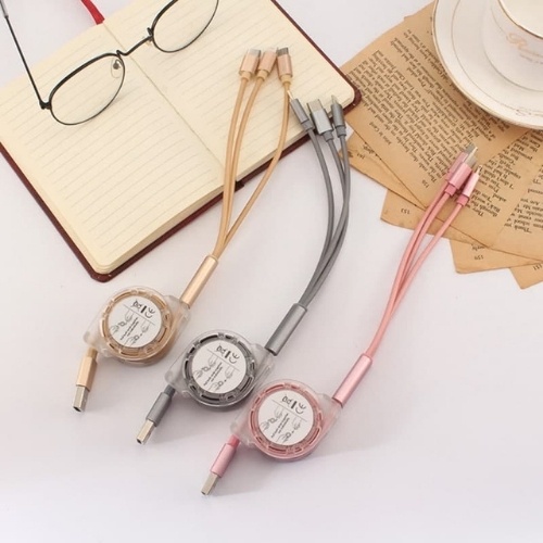 [Giá hủy diệt] Dây Sạc 3 Đầu Rút Gọn