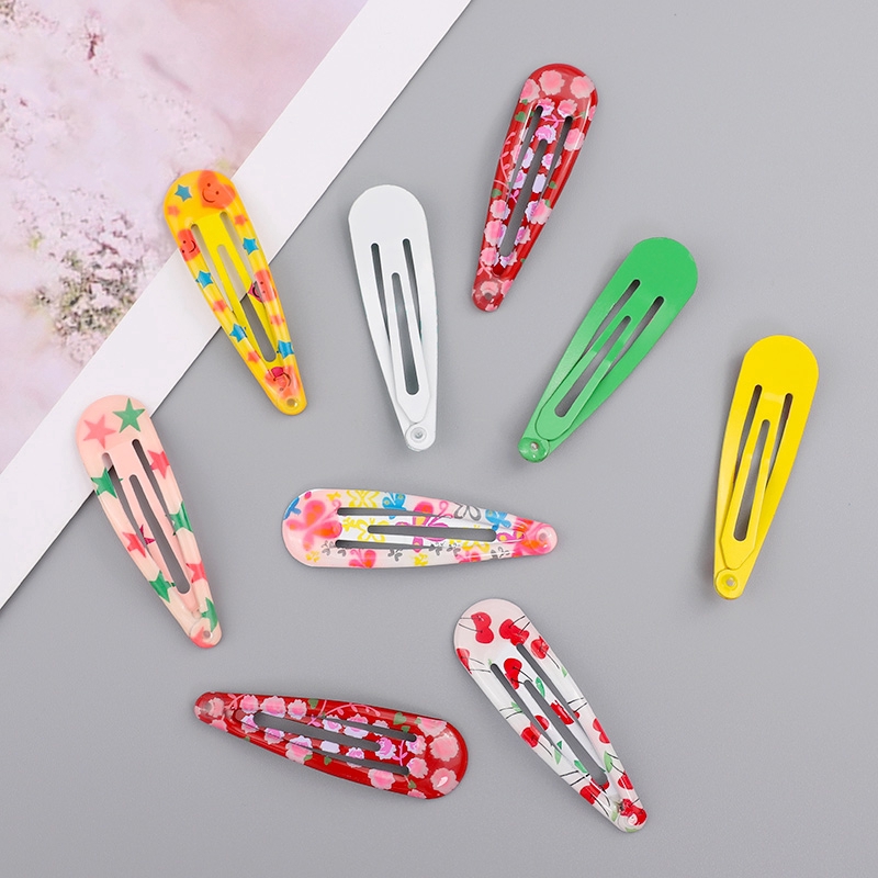 Set 18 Kẹp Tóc Kim Loại Xinh Xắn Cho Bé Gái