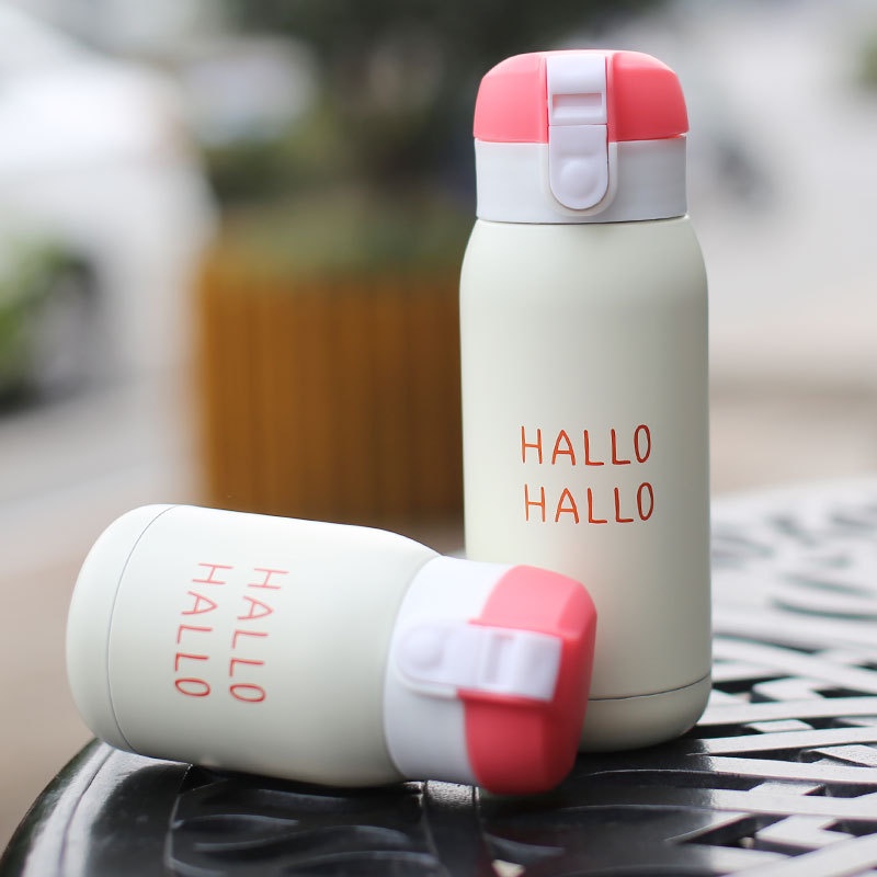 Bình Nước Giữ Nhiệt Mini 360ml Bằng Thép Không Gỉ