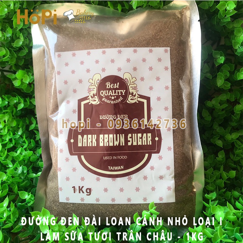 Đường Đen Đài Loan (1kg) Vị Thơm ĐẶC BIỆT Dùng Làm Sữa Tươi Trân Châu Đường Đen - Tặng Công Thức Nấu