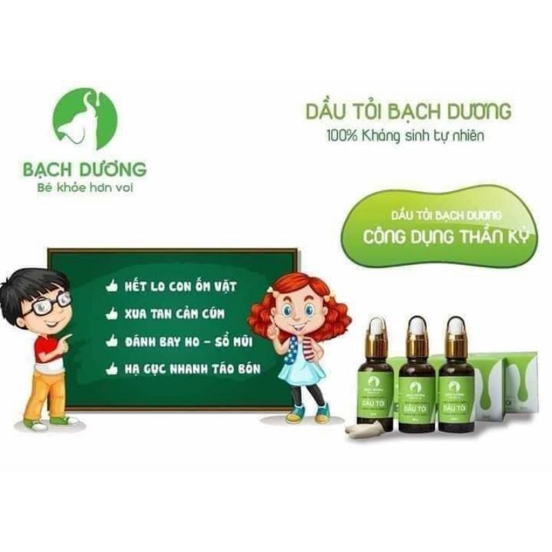 Dầu Tỏi Bạch Dương tăng đề kháng