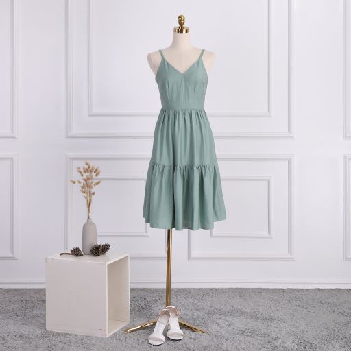 Đầm dây dáng xòe, trẻ trung, năng động, thiết kê cao cấp TK Fashion - DK987