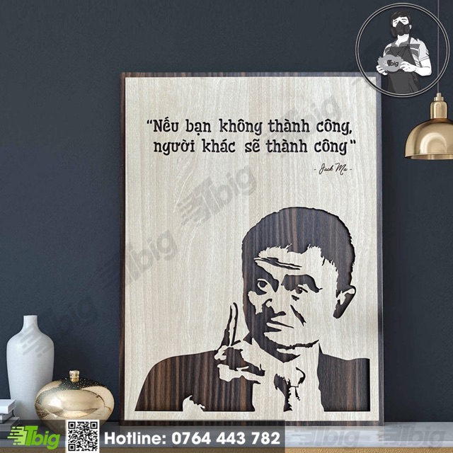 [Combo 2 Tấm] Tranh Treo Tường Tạo Động Lực Gỗ Decor Nội Thất