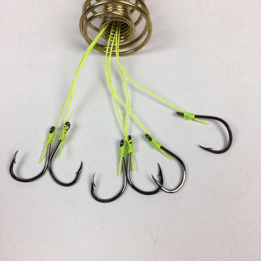 AUGUSTINA Set 4-13 4 Móc Câu Cá Bằng Thép Cacbon