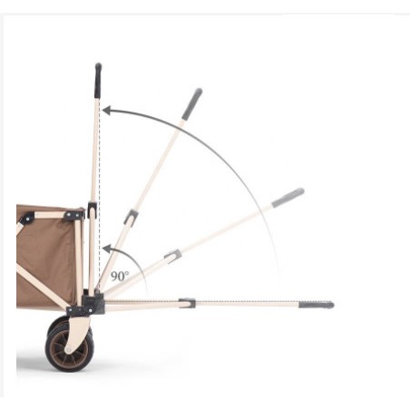 Xe đẩy gấp gọn 4 chiều có thể tháo rời bánh TC03 NatureHike NH20PJ009