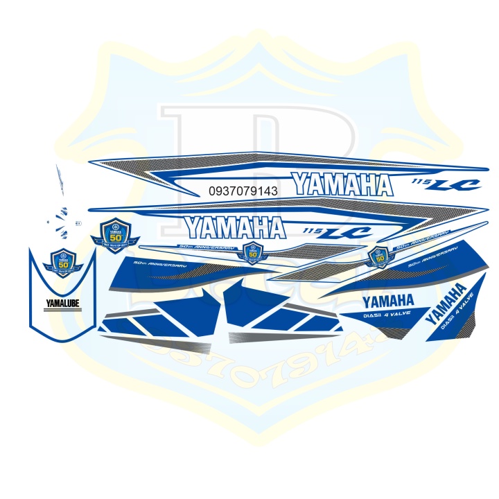 ( Quí khách vui lòng mang ra tiệm cho thợ dán ) Tem jupiter LC trắng