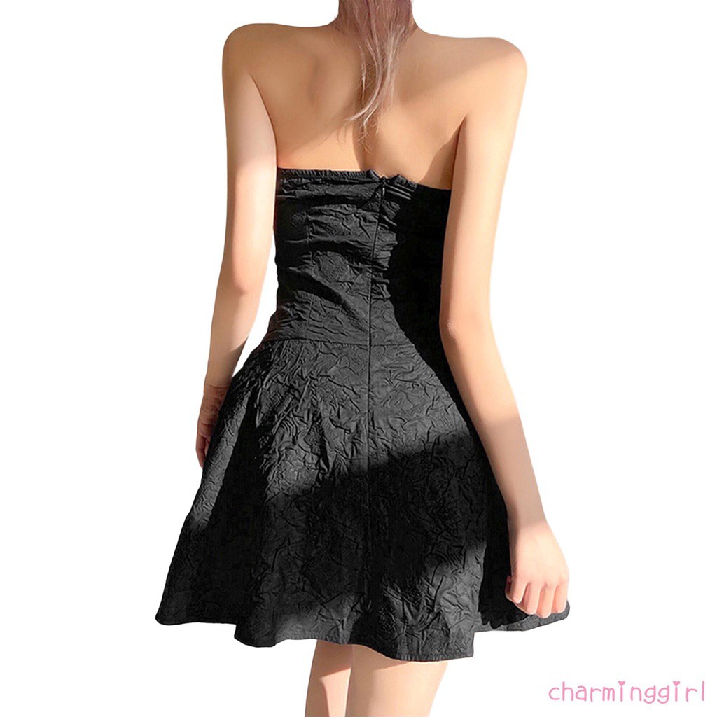 Đầm Không Tay Cổ Thuyền Màu Sắc Trơn Thời Trang Mùa Hè Dành Cho Nữ