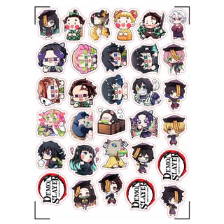 Sticker/ Hình dán anime Kimetsu No yaiba(random)