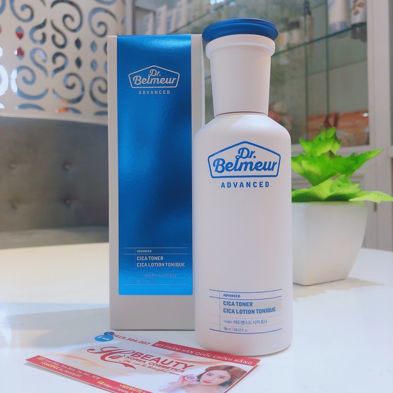 Nước hoa hồng dưỡng ẩm cân bằng trẻ hóa da kể cả da nhạy cảm The Face Shop Dr Belmeur Advanced Cica Toner 150ml | BigBuy360 - bigbuy360.vn