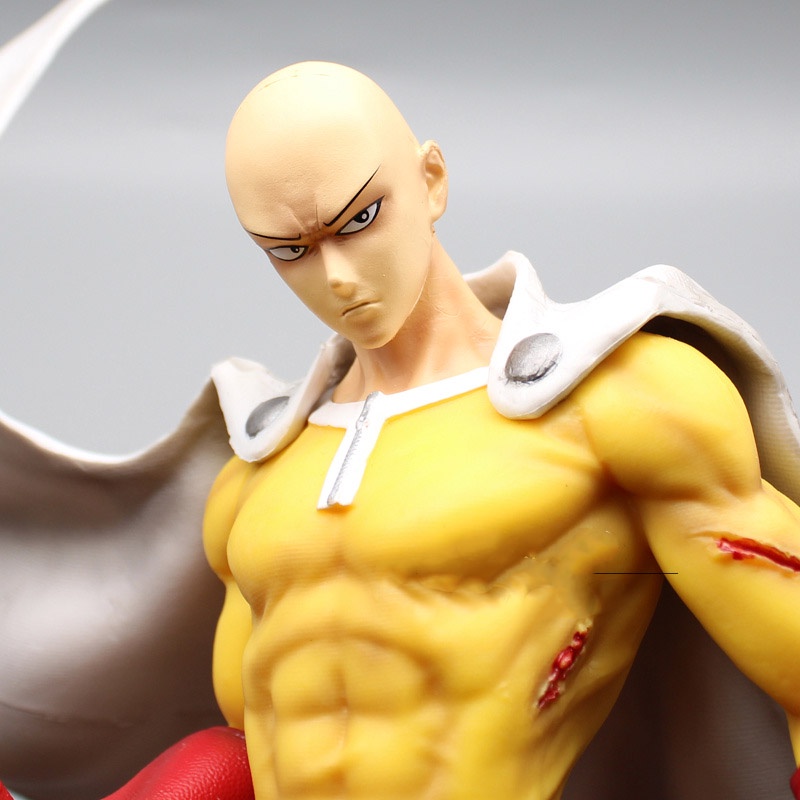 [43cm] Mô hình ONE PUNCH MAN nhân vật tượng Saitama trạng thái chiến đấu có đèn led mô hình cỡ lớn to thánh phồng tôm
