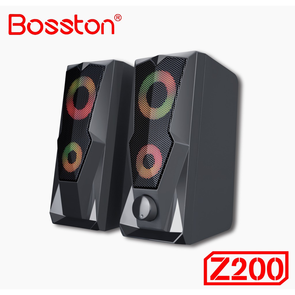 Loa Vi Tính Bosston Z200 Đèn Led RGB Cực Đẹp